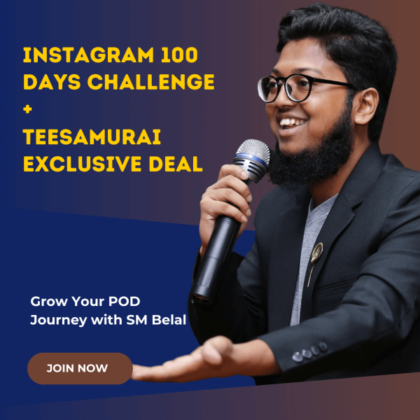 Teesamurai & Instagram 100 Days Challenge