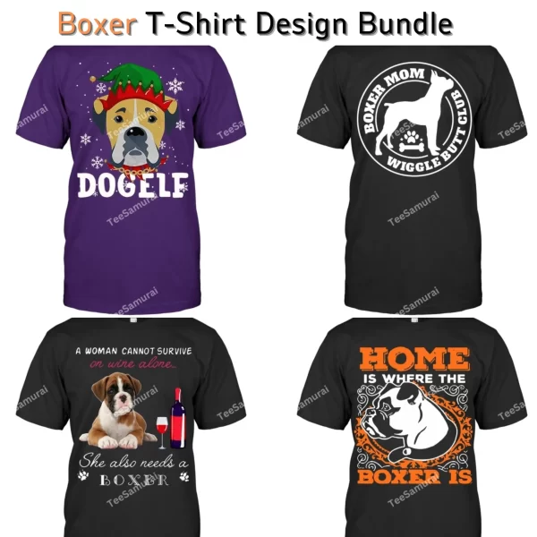 Boxer-T-Shirt-Design-Bundle-Image-1