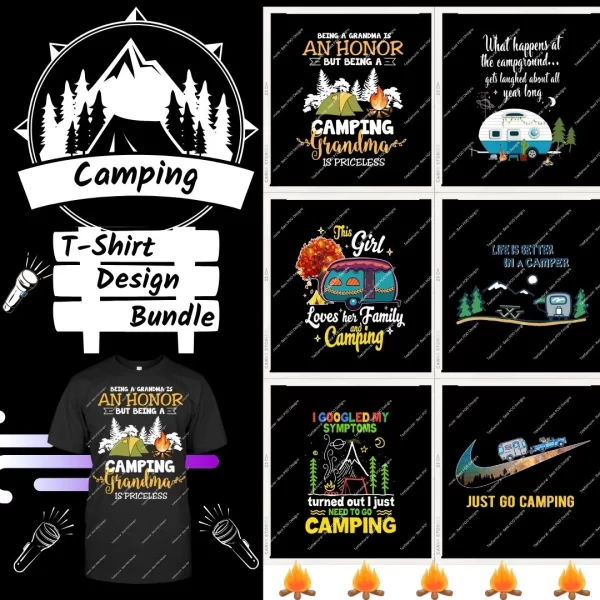 Camping T-Shirt Designs