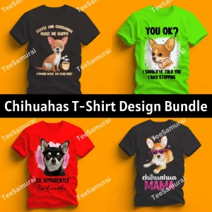 Chihuahas T-Shirt design featured Image- 3